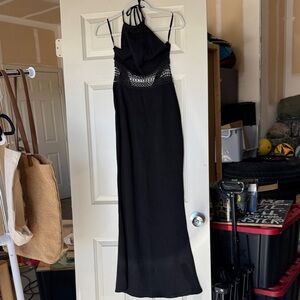 Sabo Skirt Black Backless Dress